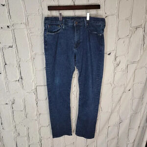Lucky Brand 410 Athletic‎ Slim Jeans Mens Denim 33/32 Dark Wash Casual